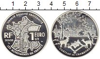 Продать Монеты Франция 1 1/2 евро 2003 Серебро