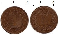 Продать Монеты Норвегия 1 скиллинг 1860 Медь