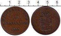 Продать Монеты Норвегия 16 скиллингов 1814 Медь