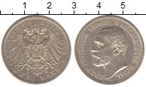 Продать Монеты Мекленбург-Стрелитц 2 марки 1905 Серебро