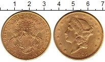Продать Монеты США 20 долларов 1907 Золото