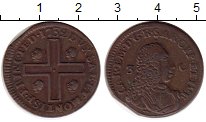 Продать Монеты Сардиния 3 кальярезе 1732 Медь