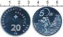 Продать Монеты Швейцария 20 франков 2019 Серебро