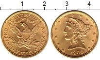 Продать Монеты США 5 долларов 1900 Золото