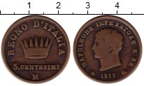Продать Монеты Италия 25 сентесими 1809 Серебро