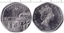 Продать Монеты Остров Мэн 50 пенсов 1990 Медно-никель