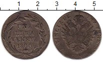 Продать Монеты Венеция 1 лира 1800 Серебро