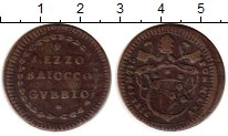 Продать Монеты Италия 1 байоччи 1789 Медь
