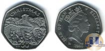 Продать Монеты Остров Мэн 50 пенсов 1996 Медно-никель