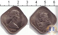 Продать Монеты Остров Джерси 1 фунт 1966 