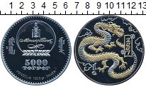 Продать Монеты Монголия 5000 тугриков 2007 Серебро