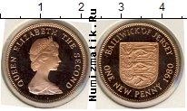 Продать Монеты Остров Джерси 1 пенни 1971 Медь