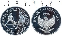 Продать Монеты Индонезия 10000 рупий 1990 Серебро