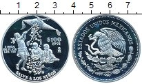 Продать Монеты Мексика 100 песо 1991 Серебро