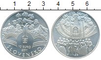 Продать Монеты Словакия 10 евро 2011 Серебро