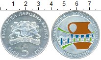 Продать Монеты Болгария 5 лев 2009 Серебро