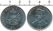 Продать Монеты Гаити 20 гурдес 1991 Медно-никель