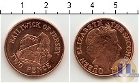Продать Монеты Остров Джерси 2 пенса 2002 