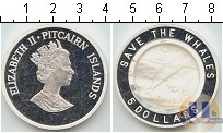 Продать Монеты Острова Питкэрн 5 долларов 2002 Серебро