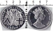 Продать Монеты Остров Мэн 1 крона 1990 Серебро