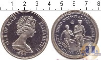 Продать Монеты Остров Мэн 1 крона 1984 Серебро