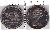Продать Монеты Остров Мэн 1 крона 1983 Медно-никель