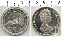 Продать Монеты Остров Мэн 1 крона 1983 Серебро