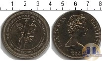 Продать Монеты Остров Мэн 1 крона 1984 Медно-никель