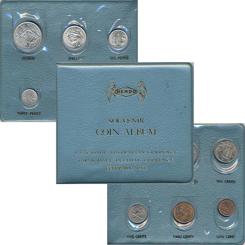 Продать Подарочные монеты Австралия Набор 1966 года 1966 