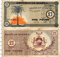 Продать Банкноты Биафра 1 фунт 1967 