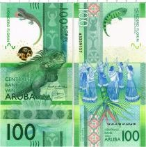 Продать Банкноты Аруба 100 флоринов 2019 