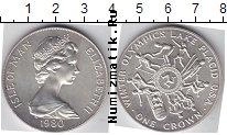 Продать Монеты Остров Мэн 1 крона 1980 Серебро