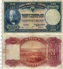Продать Банкноты Албания 20 франков 1926 