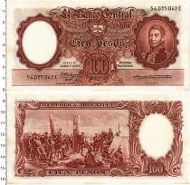 Продать Банкноты Аргентина 100 песо 1957 