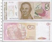 Продать Банкноты Аргентина 5 песо 0 