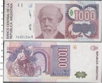Продать Банкноты Аргентина 1000 песо 1988 