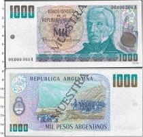 Продать Банкноты Аргентина 1000 песо 1983 