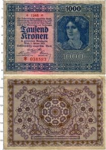 Продать Банкноты Австрия 1000 крон 1922 