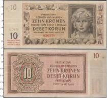 Продать Банкноты Богемия и Моравия 10 крон 1942 