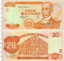 Продать Банкноты Боливия 20 боливиано 1986 
