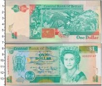 Продать Банкноты Белиз 1 доллар 1990 
