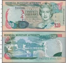 Продать Банкноты Бермудские острова 20 долларов 2000 