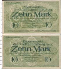 Продать Банкноты Веймарская республика 10 марок 1919 