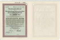 Продать Банкноты Веймарская республика 1000 марок 1919 