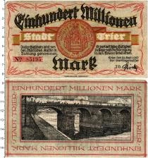 Продать Банкноты Веймарская республика 1000000000 марок 1923 