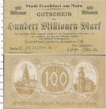 Продать Банкноты Веймарская республика 100000000 марок 1923 