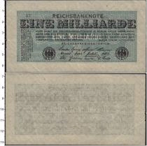 Продать Банкноты Веймарская республика 1000000000 марок 1924 