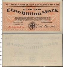 Продать Банкноты Веймарская республика 1000000000 марок 1923 