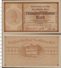 Продать Банкноты Веймарская республика 1000000000 марок 1923 
