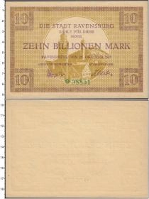 Продать Банкноты Веймарская республика 10000000000 марок 1923 